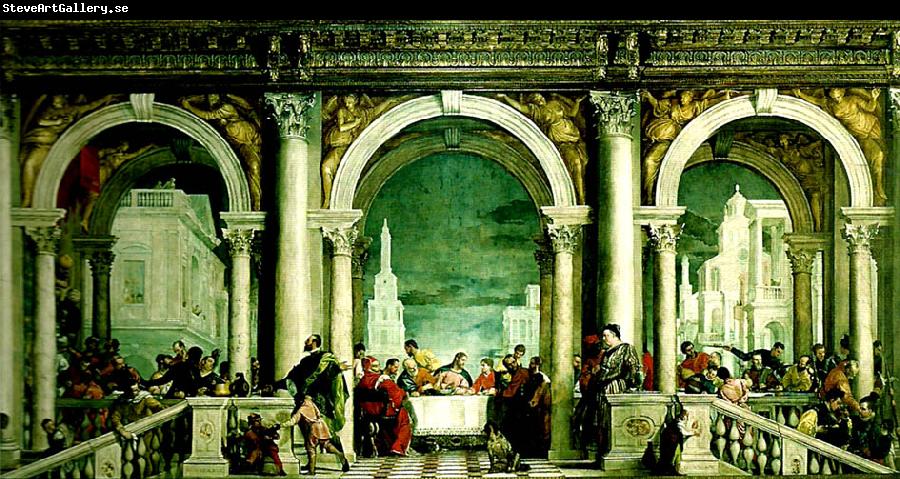 Paolo  Veronese feast in the house of levi